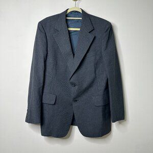 Vintage 70's Hart Schaffner & Marx Grey Pinstripe Wool Sports Coat Men's 42R*